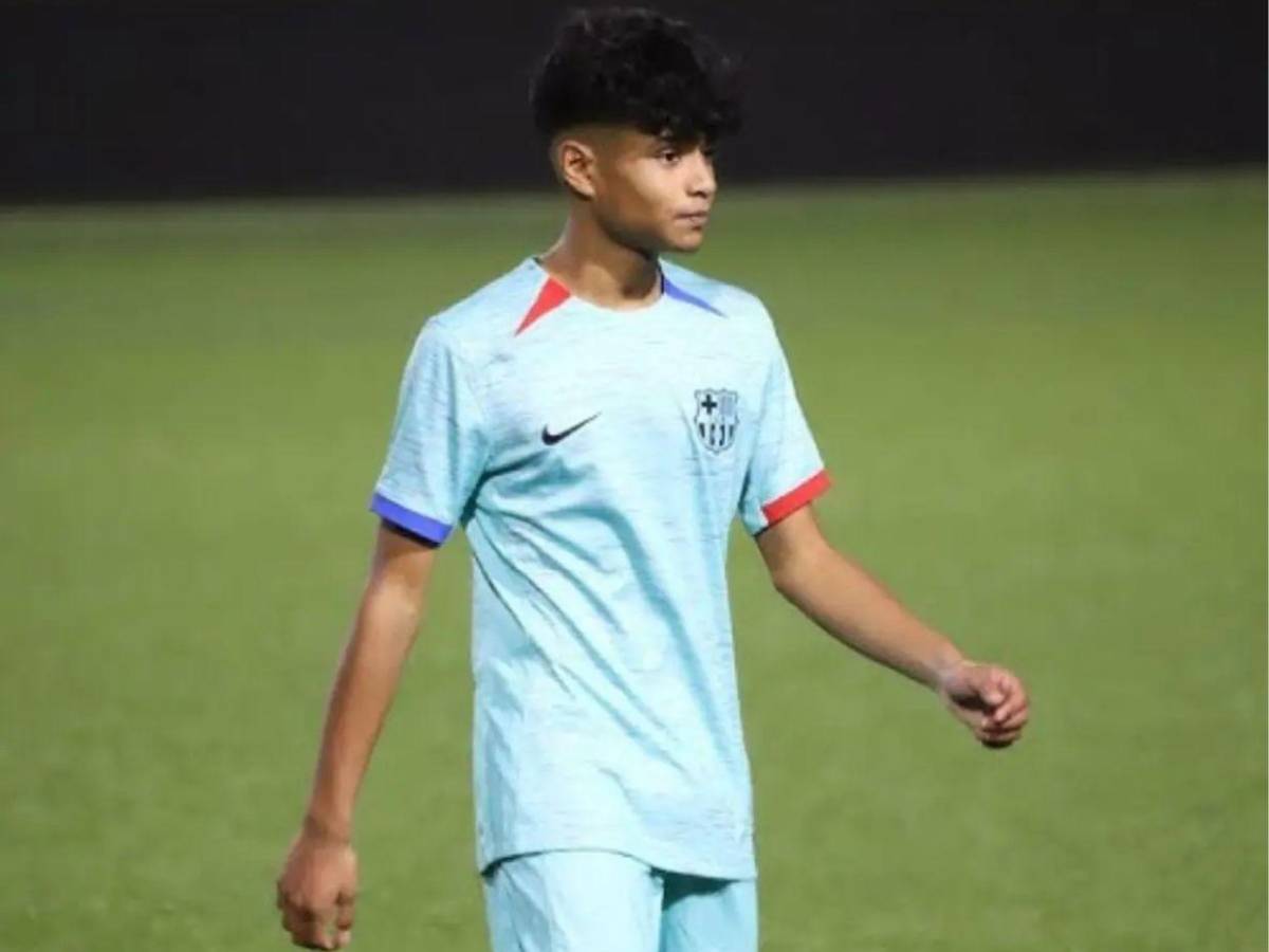 José Alfredo Rodríguez, el joven de La Masía del Barcelona convocado por Honduras