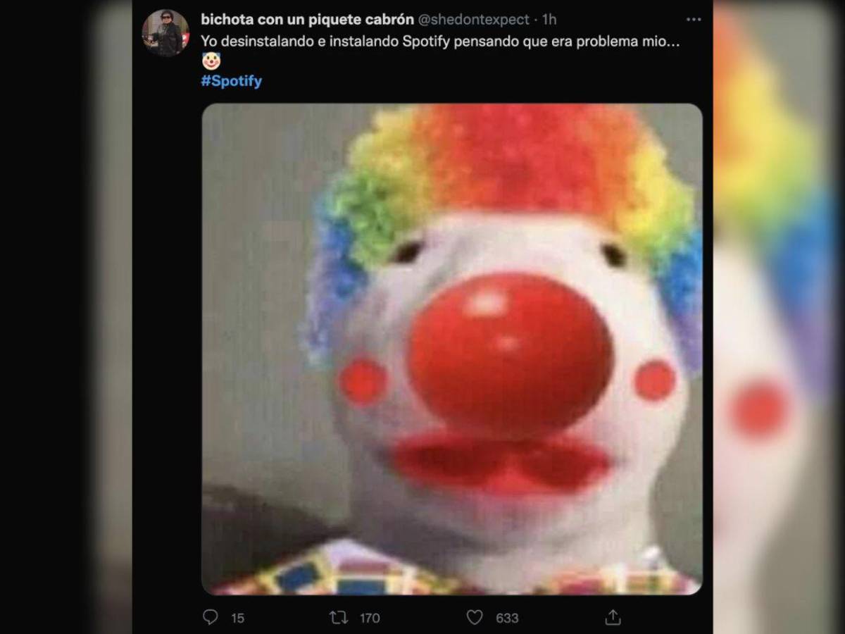 Usuarios reaccionan con memes a la caída de Spotify: Aquí los mejores Usuarios reaccionan con memes a la caída de Spotify: Aquí los mejores