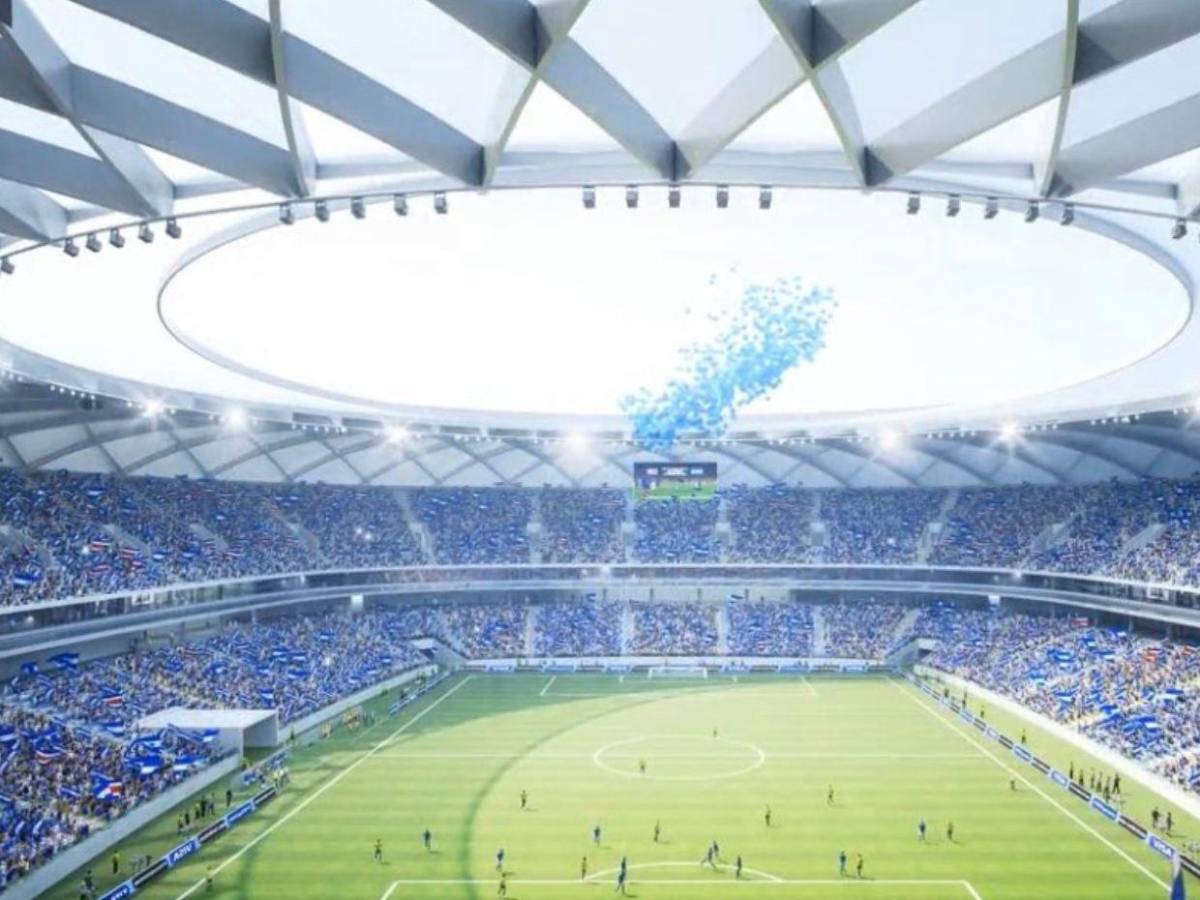 Mejor estadio de Centroamérica: Bukele presume avances en el nuevo recinto de El Salvador