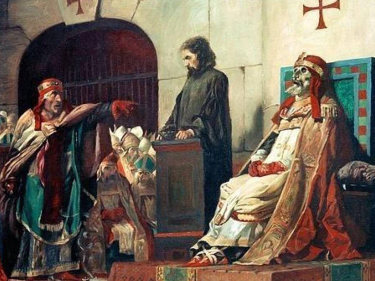 Los tres peores papas en la historia: uno desenterró a su antecesor y lo juzgó