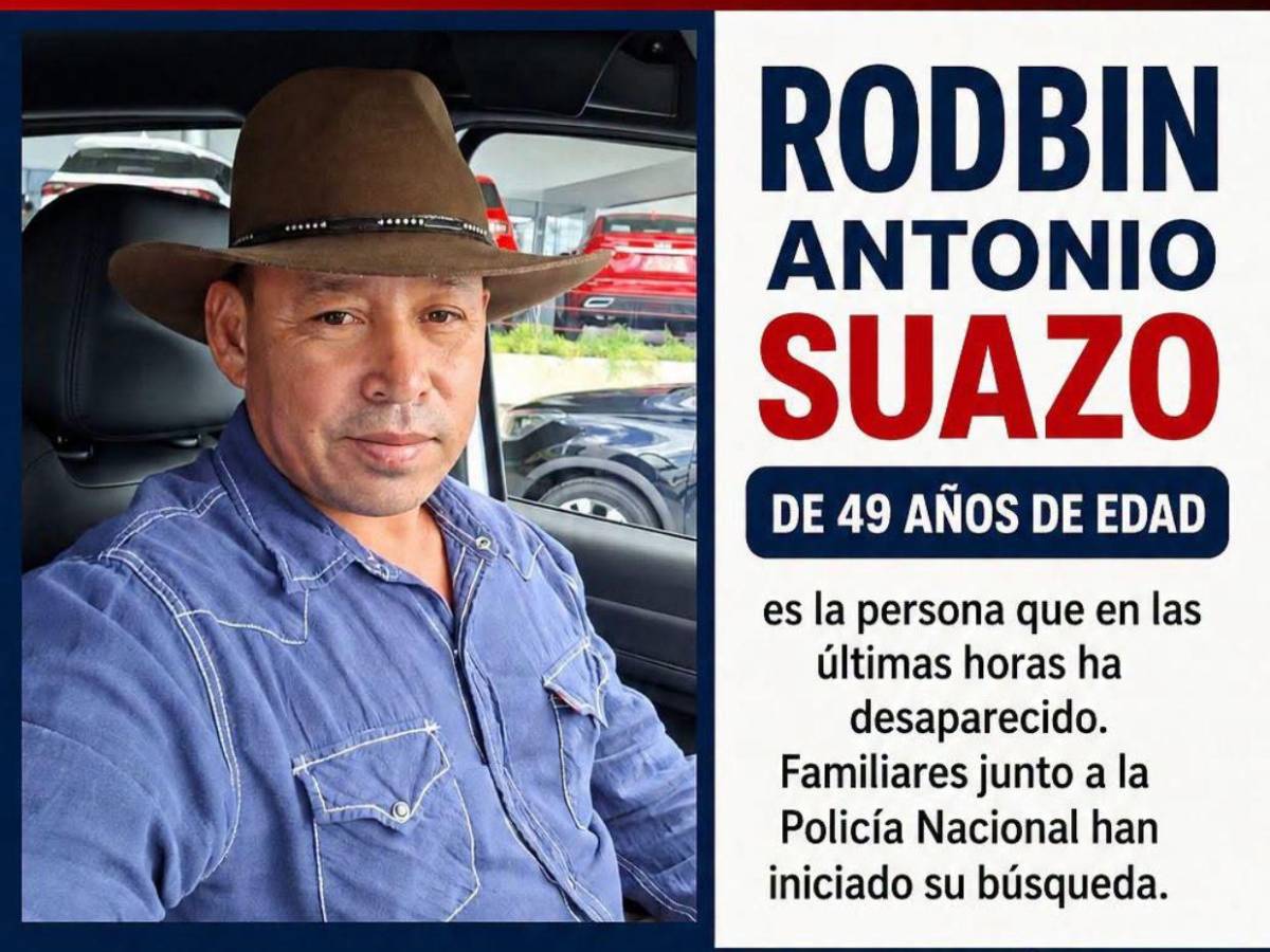 Solo hallaron su carro: buscan a Rodbin Suazo, ganadero desaparecido en Comayagua