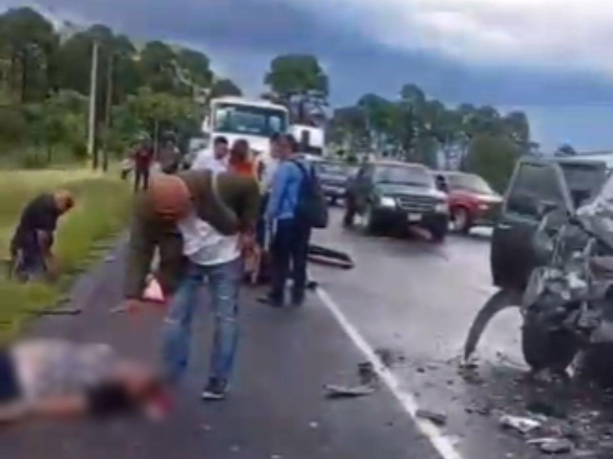 Las personas quedaron tendidas en la carretera: un muerto y varios heridos en accidente en la CA-5