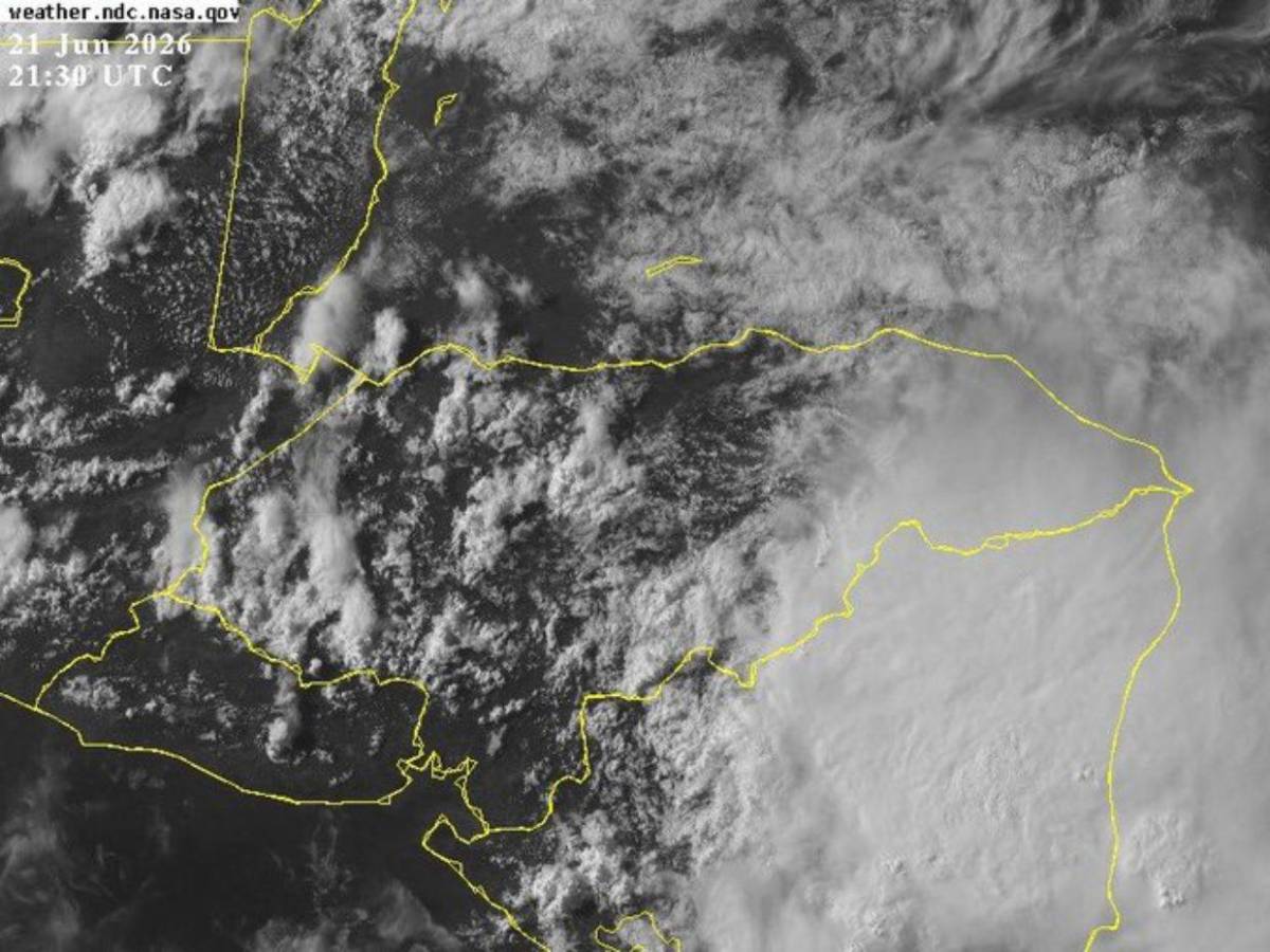 Onda tropical dejará lluvias en varias zonas de Honduras este jueves 25 de junio