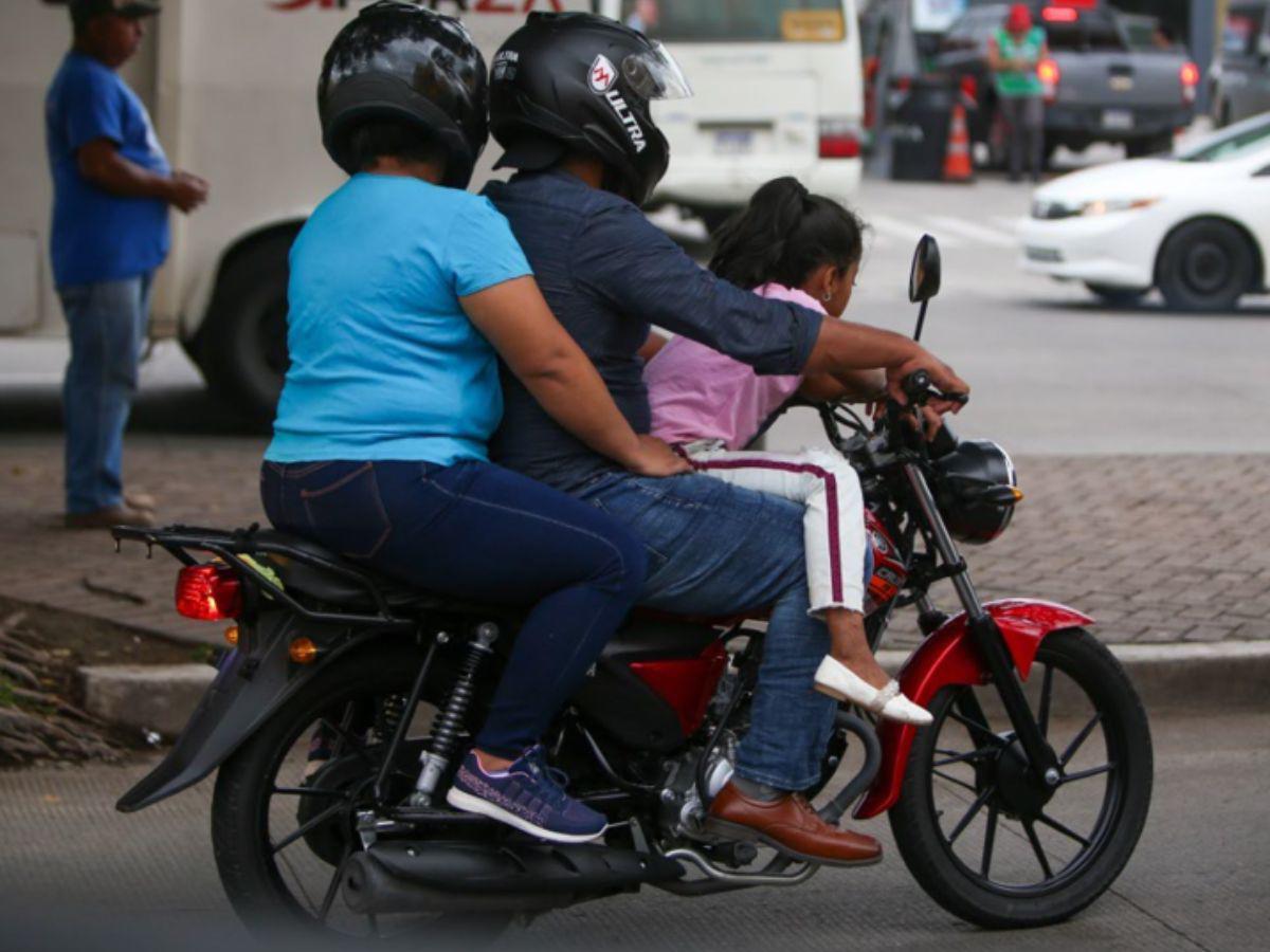¿Cuántos niños han muerto a causa de un accidente de motocicleta en Honduras?