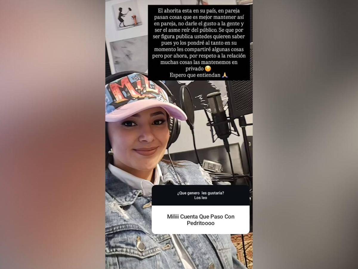 Milagro Flores revela detalles de su vida amorosa tras eliminar fotos con Pedrito