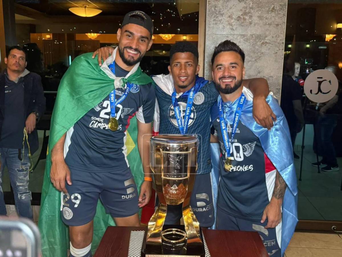 Novias de jugadores deslumbran y lo que hizo Serrano: Así se vivió la celebración privada de Motagua