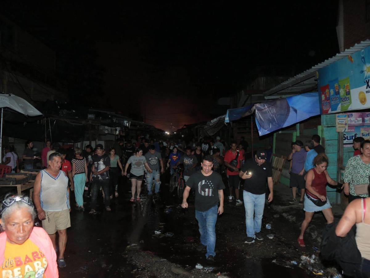 Comisario Carrasco: En puestos son más de 100 los afectados por incendio en mercado Medina de SPS