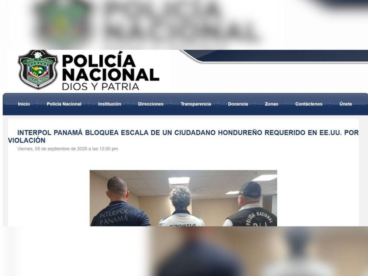 Interpol de Panamá detiene a tiktoker hondureño que iba a Brasil y anuncian extradición a EE UU