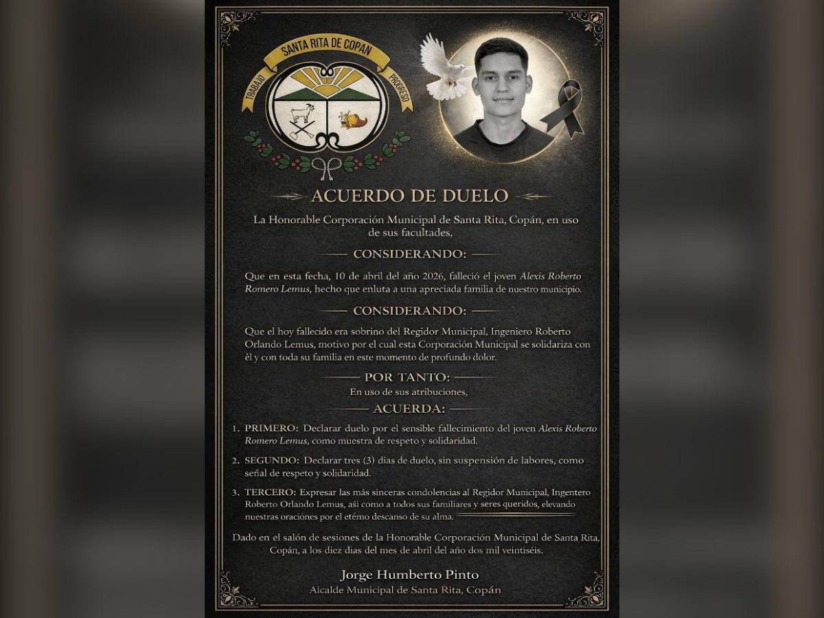 Alexis Romero, hondureño ahogado en El Salvador, era sobrino de un regidor municipal