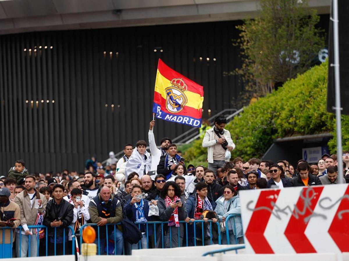 Ambiente caliente y máxima seguridad para el Real Madrid-Arsenal