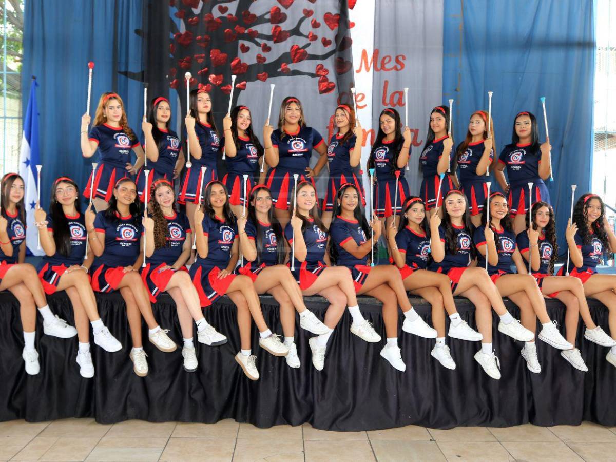 Las bellas palillonas del Instituto Cultura Nacional, listas para conquistar los desfiles patrios