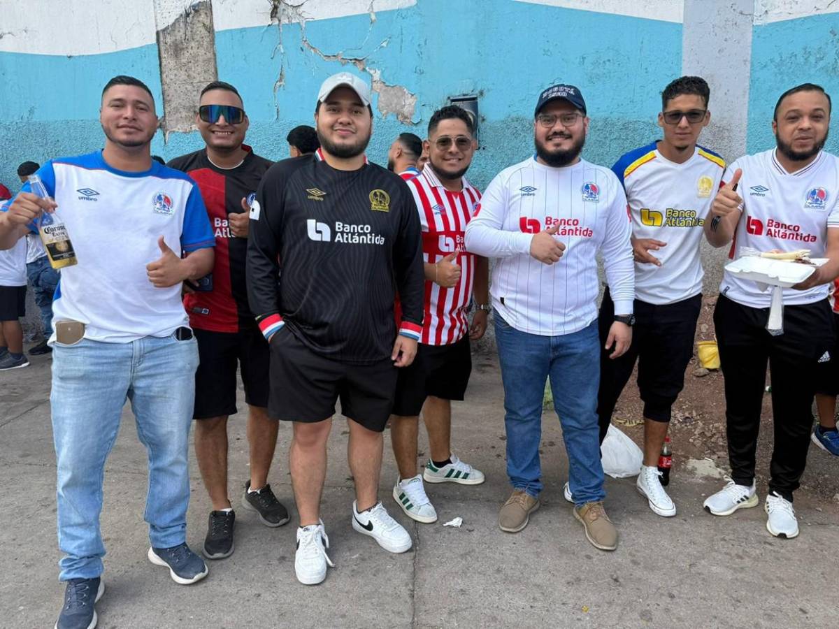 Aficionados llegan al Chelato Uclés para la gran final Olimpia vs Real España