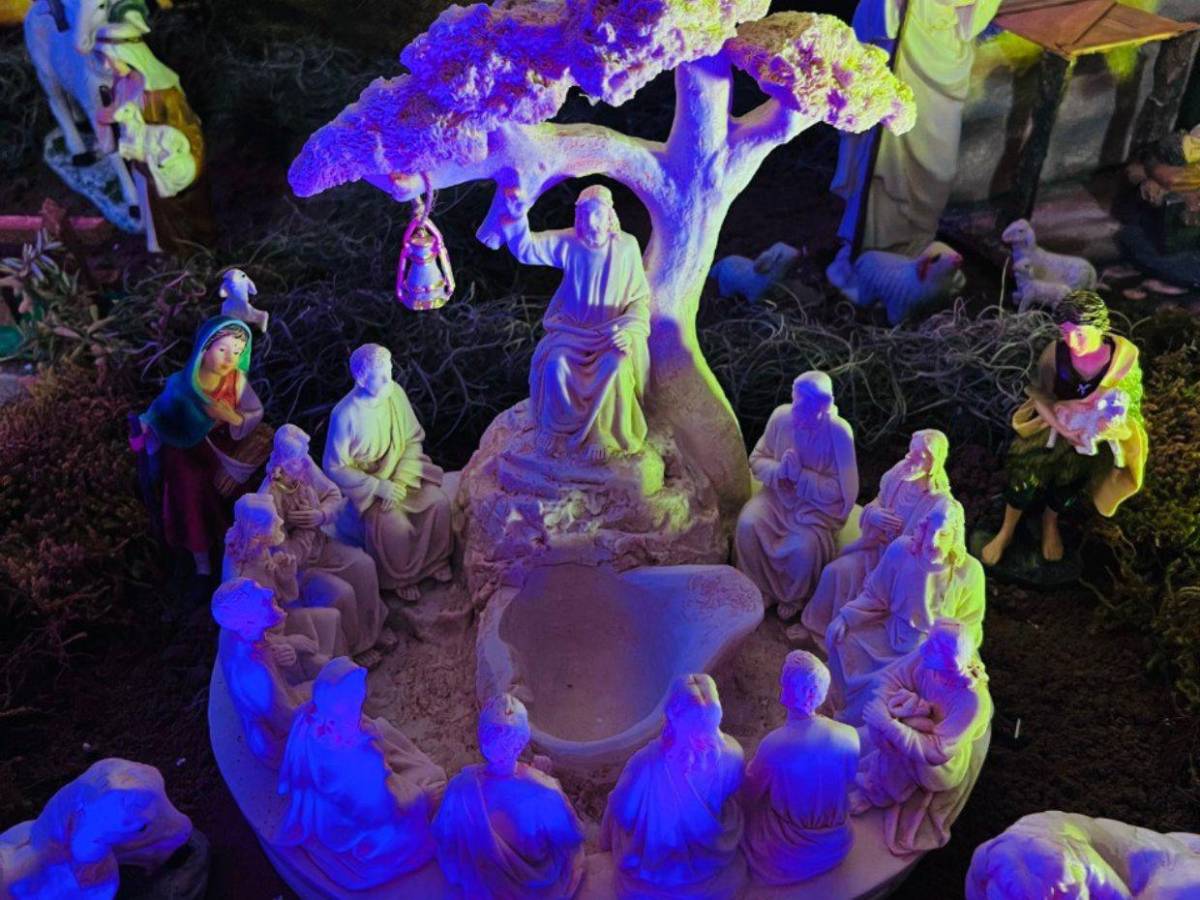 31 años de tradición: Nacimiento inspirado en El Buen Pastor abre sus puertas