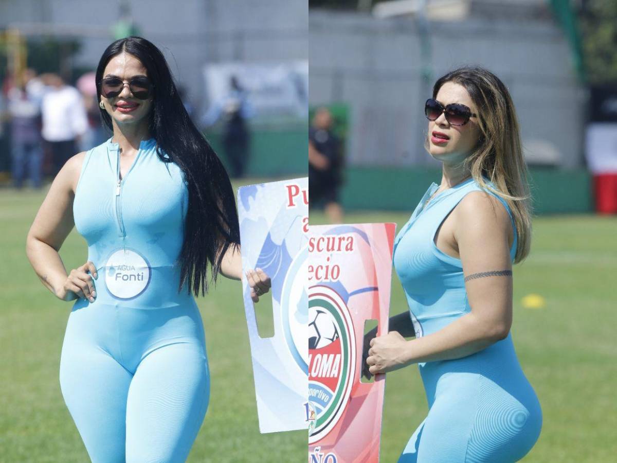Hermosas aficionadas llegan al estadio Rubén Deras para la finalísima de ascenso