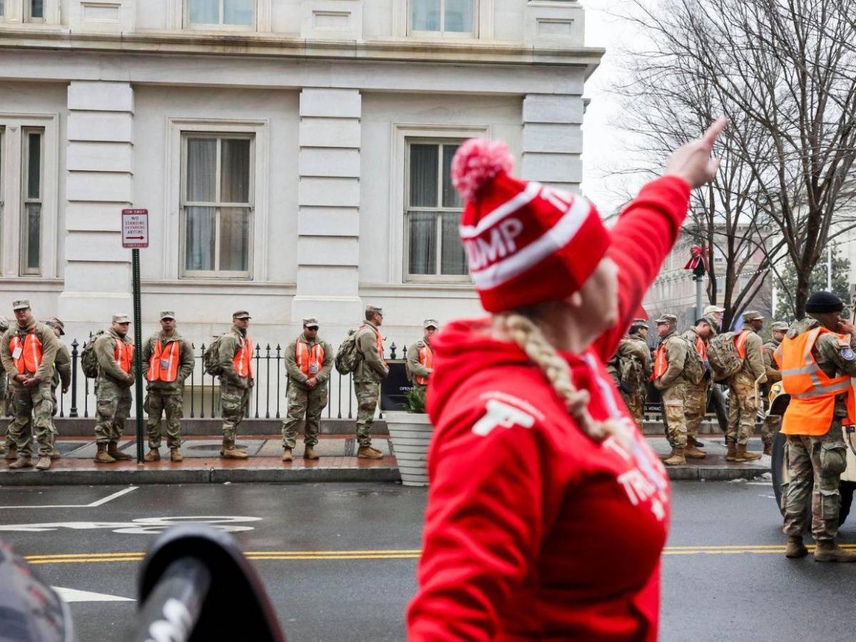Toma de posesión de Donald Trump: Washington se refuerza con agentes en las calles