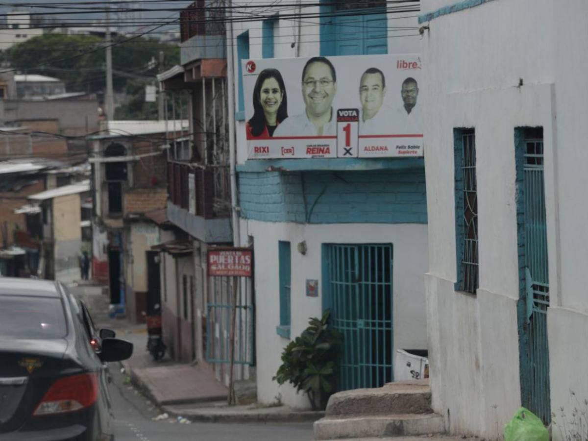 Sin los rostros de Rixi y Nasralla, arrancan propagandas electorales en las calles de la capital