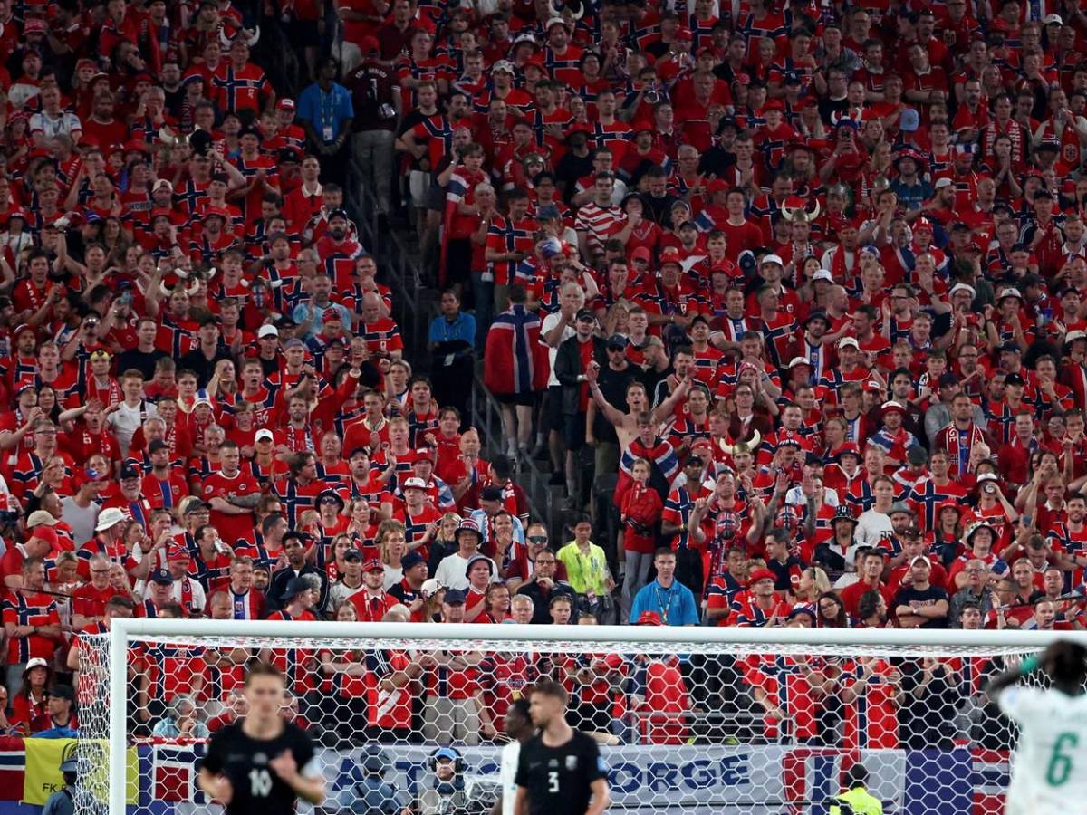 La celebración de Noruega al clasificar, tras 28 años sin jugar una Copa del Mundo