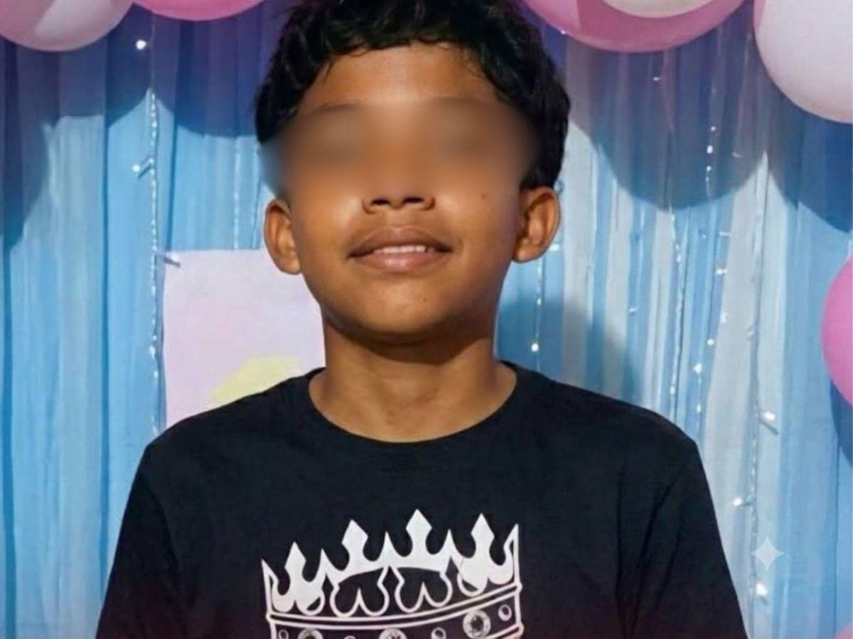 Franklin Urbina, de 15 años, murió carbonizado tras accidentarse en su motocicleta en Cortés