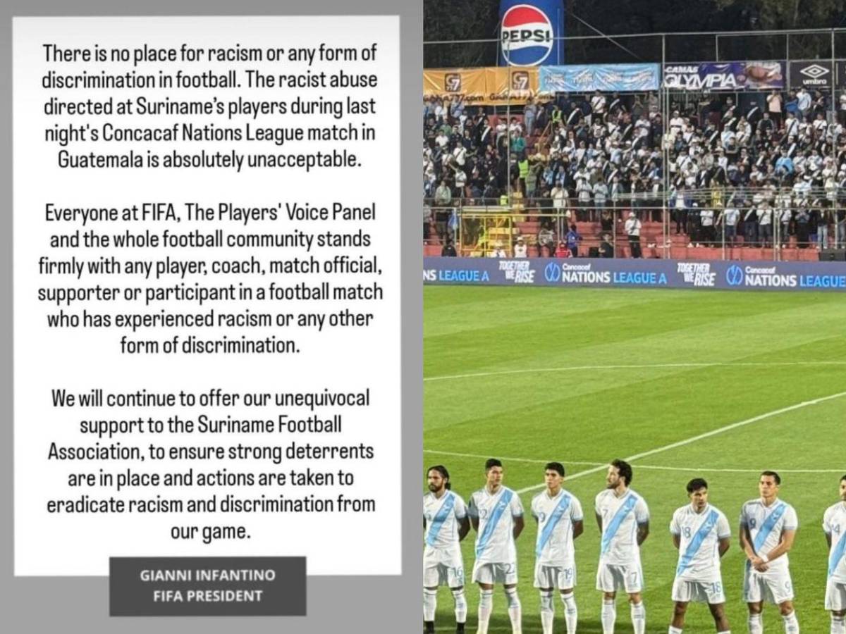Infantino condena y jugador dice que son un país de m....: selección de Centroamérica recibiría castigo por racismo