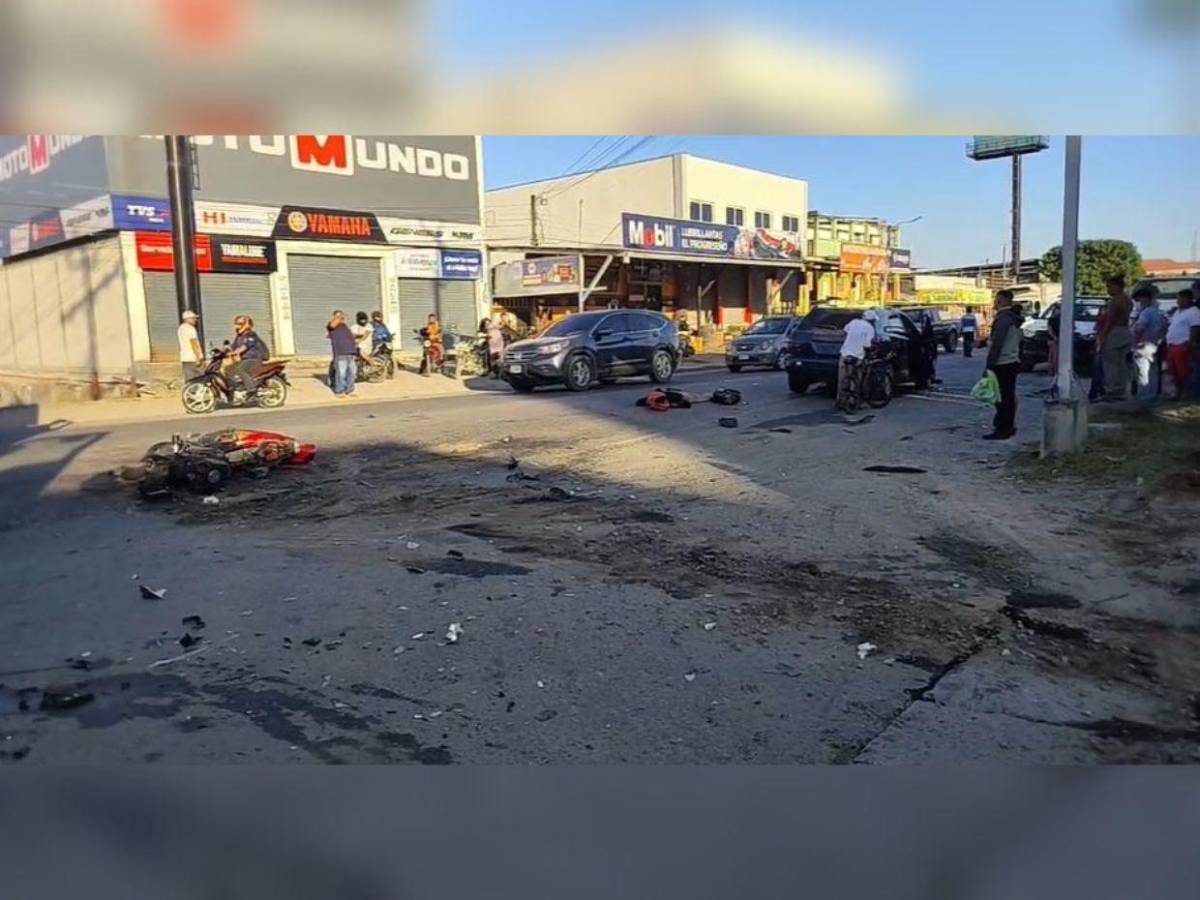 Daniel Peña iba a trabajar cuando fue embestido por dos carros en El Progreso