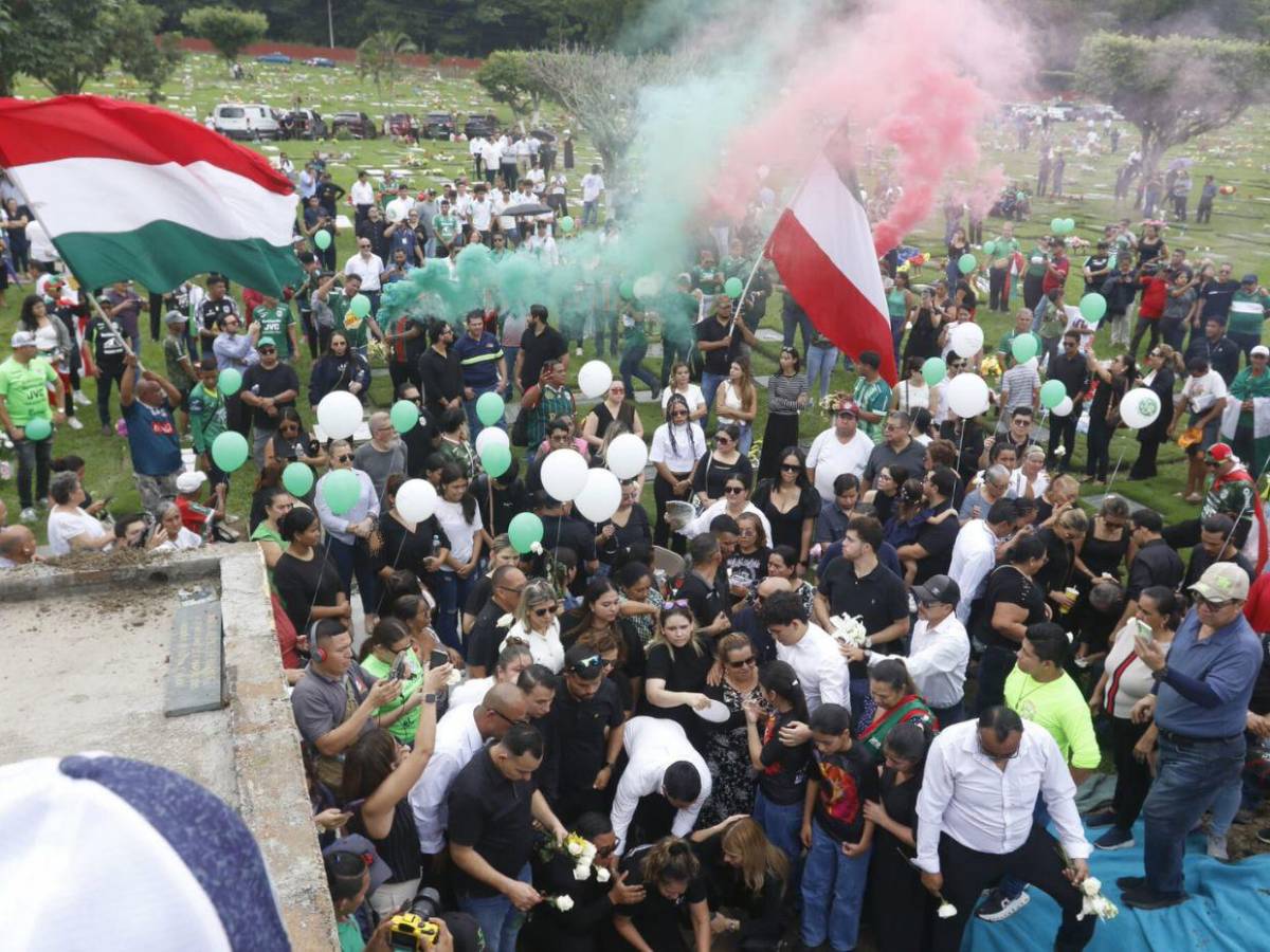 ¡Tristeza total! Así fue el último adiós al presidente del Marathón, Orinson Amaya