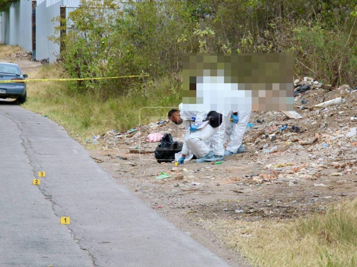 Embolsada y maniatada, hallan a una persona muerta en Nueva Aldea de la capital