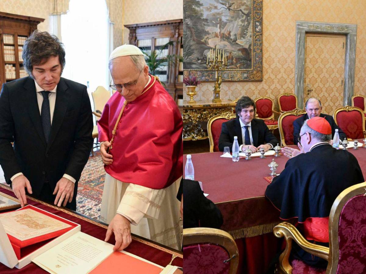 Así fue la reunión del papa León XIV y el presidente Javier Milei en El Vaticano