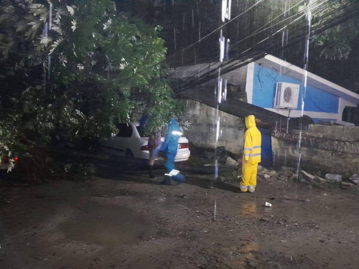Dramáticas imágenes muestran los daños que dejaron las lluvias en la zona norte de Honduras
