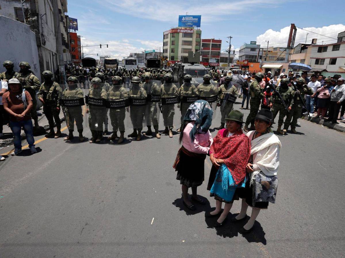 Ecuador enfrenta una semana crítica entre protestas sociales y tensiones institucionales