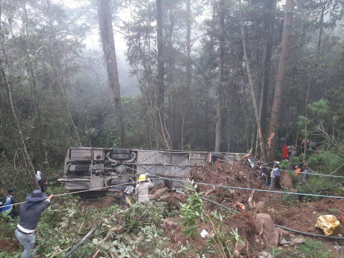 Lelis Juárez, víctima que murió tras volcamiento de bus en Intibucá