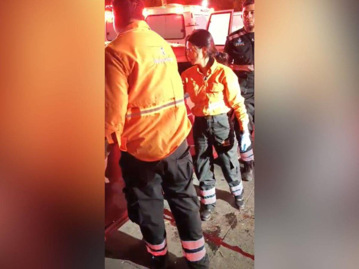 En imágenes: el trágico choque que dejó una mujer muerta en Residencial Honduras