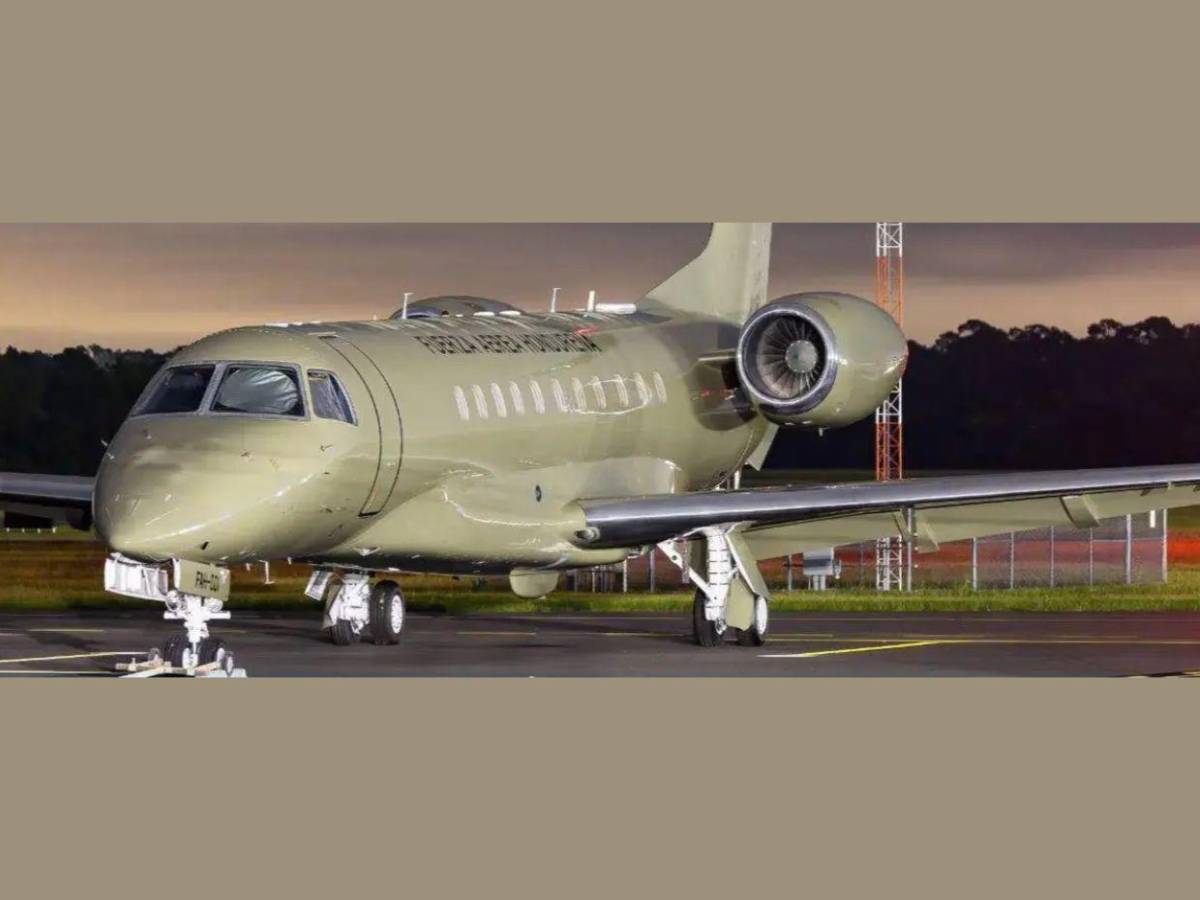 FOTOS: Así es el lujoso Embraer Legacy 600, jet presidencial que el gobierno de Honduras subasta