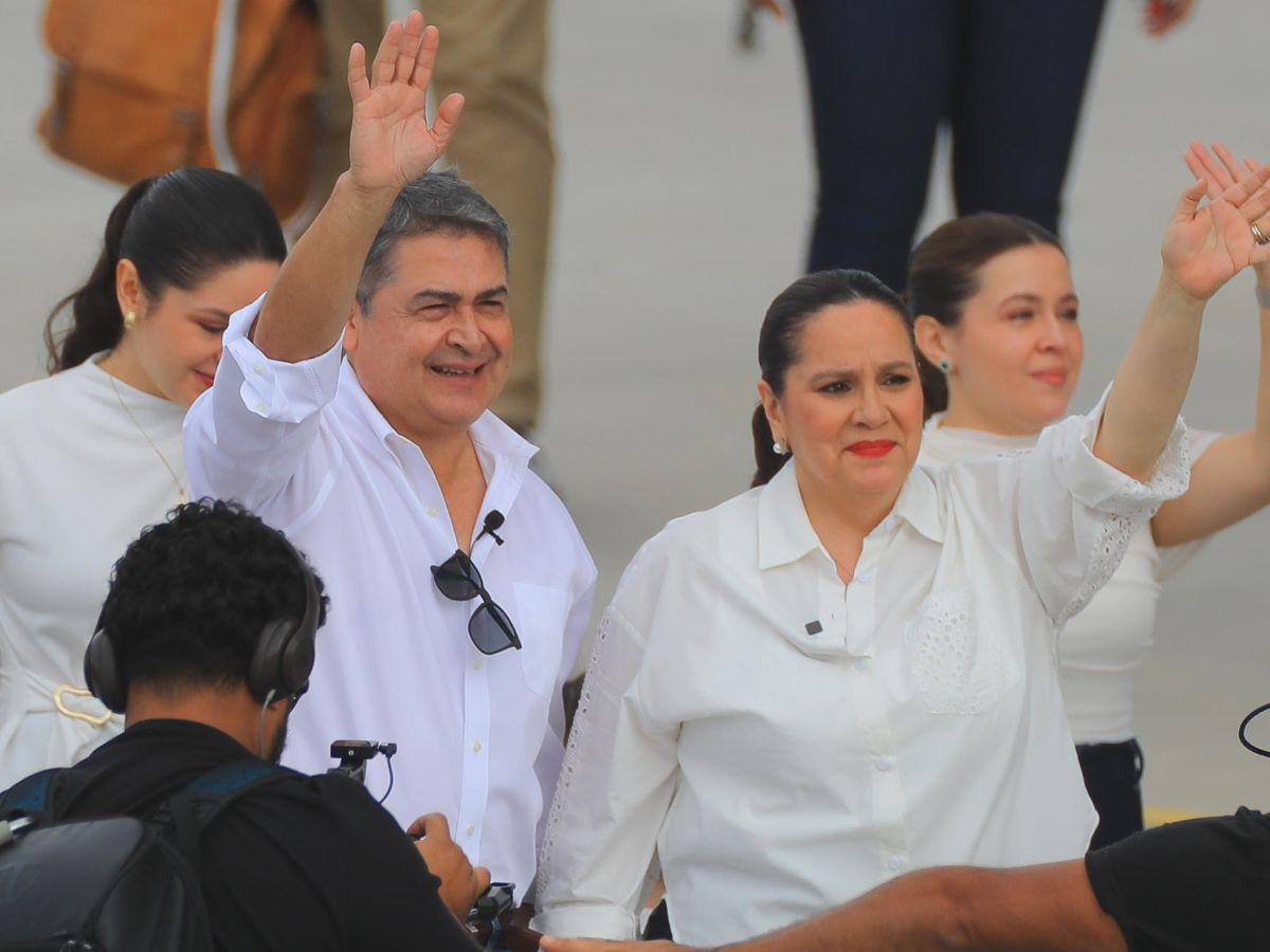 El cambio de JOH tras cuatro años fuera: primeras imágenes del expresidente al regresar a Honduras