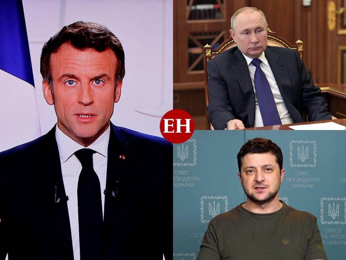 Macron habló con Putin y luego con Zelenski este jueves