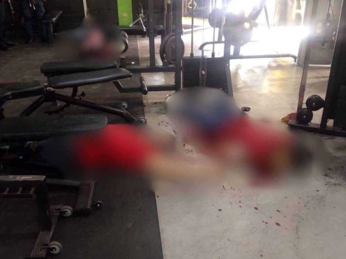 Entre máquinas y sangre: así quedaron los cuerpos tras masacre en gimnasio en Yoro
