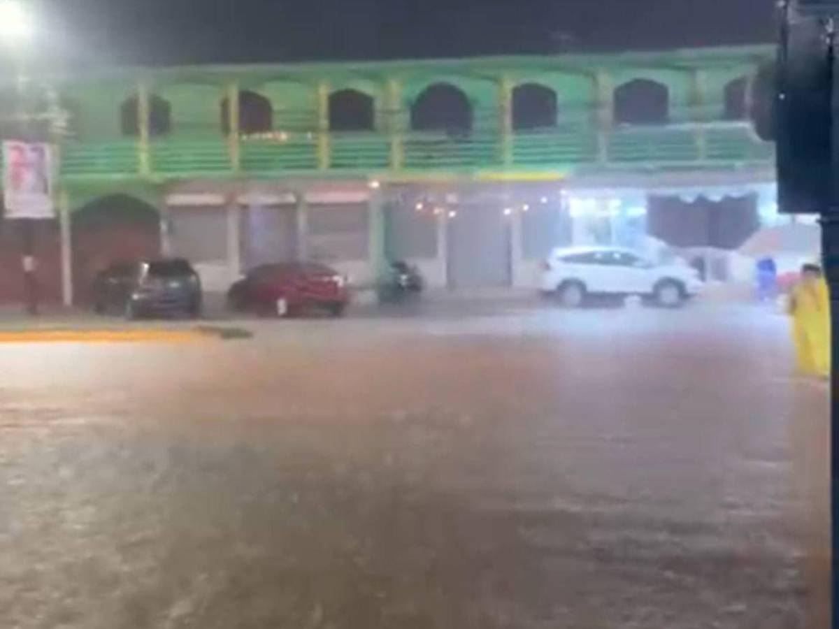 Dramáticas imágenes muestran los daños que dejaron las lluvias en la zona norte de Honduras