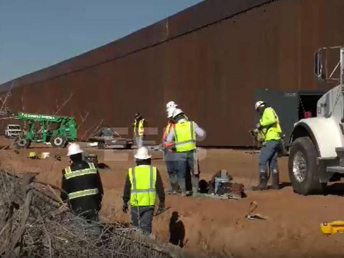 ¿En qué consiste el nuevo muro negro de Trump para frenar a  migrantes?