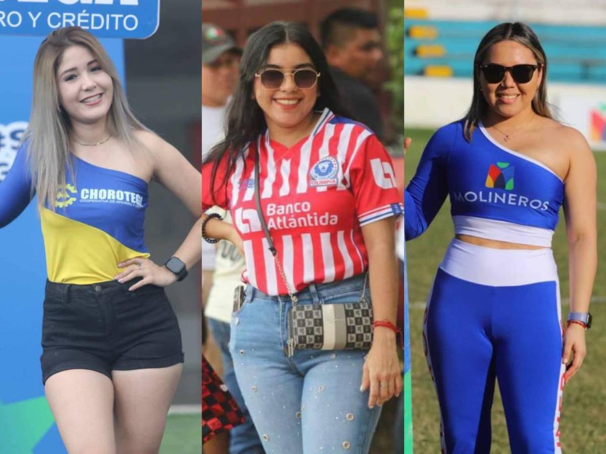 Bellas chicas deslumbraron durante la primera fecha del Clausura 2025 de Liga Nacional