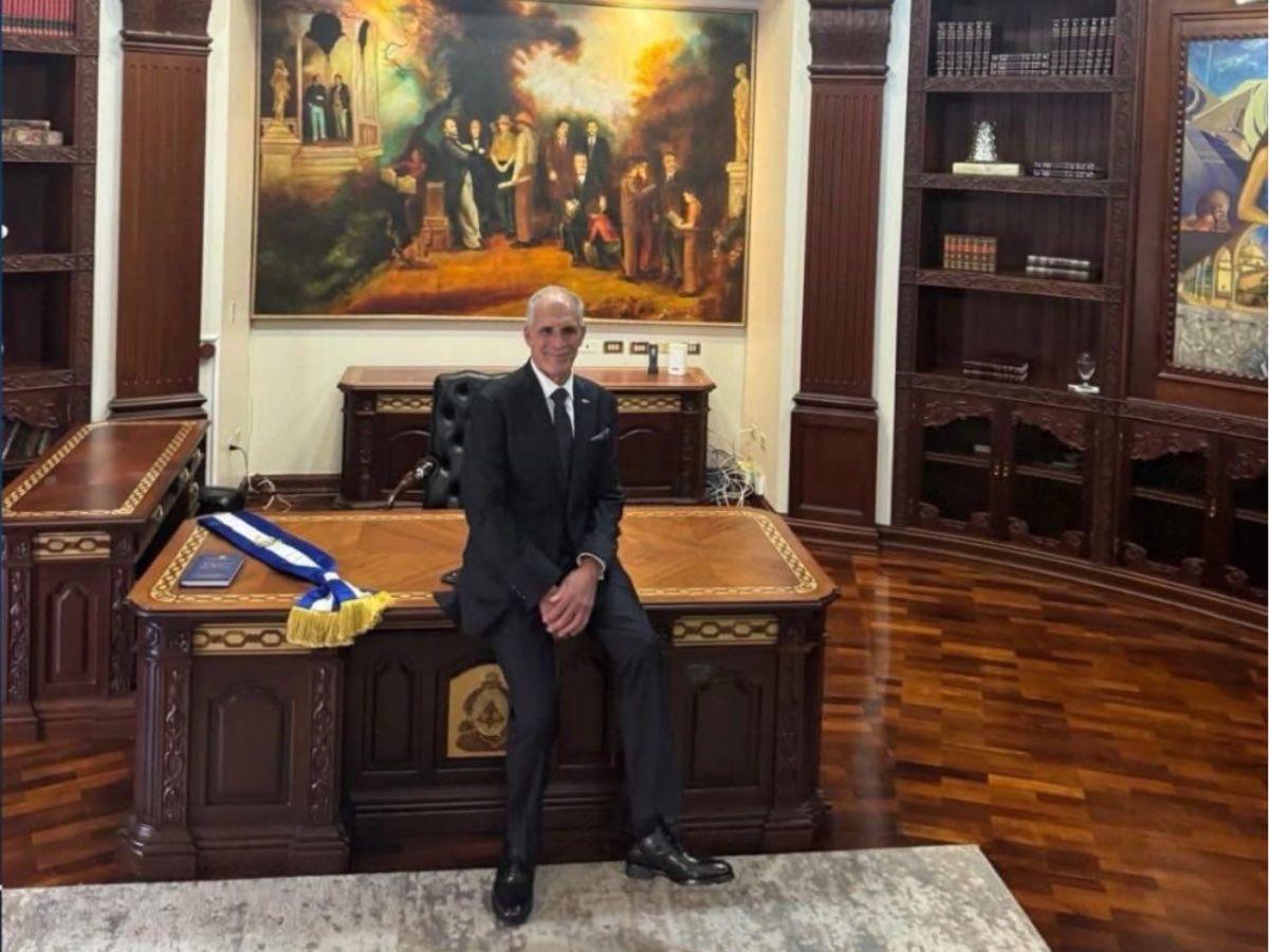 Las primeras imágenes del presidente Nasry Asfura en la Casa Presidencial