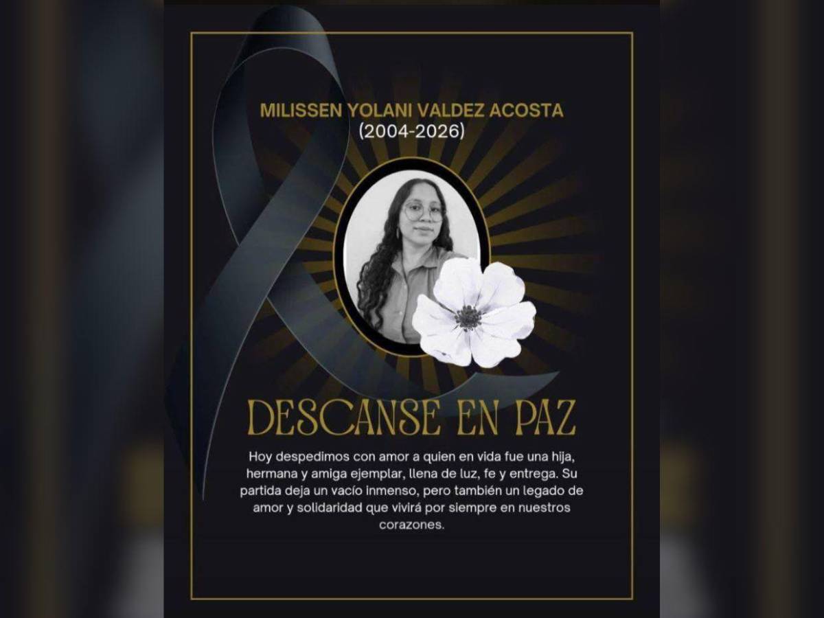 Milissen Valdez murió tras un fatal accidente en la Villa de San Antonio, Comayagua