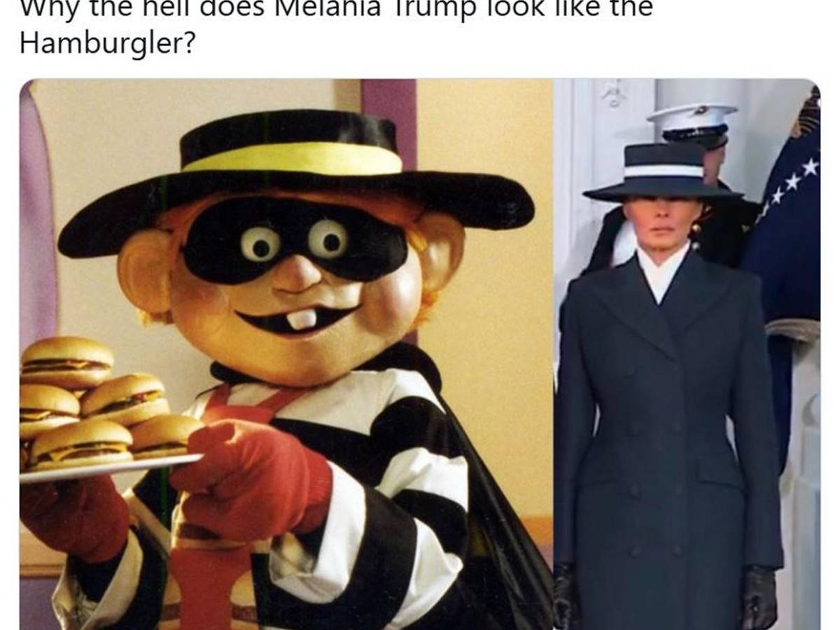 Los memes que dejó el sombrero “antibesos” de Melania Trump