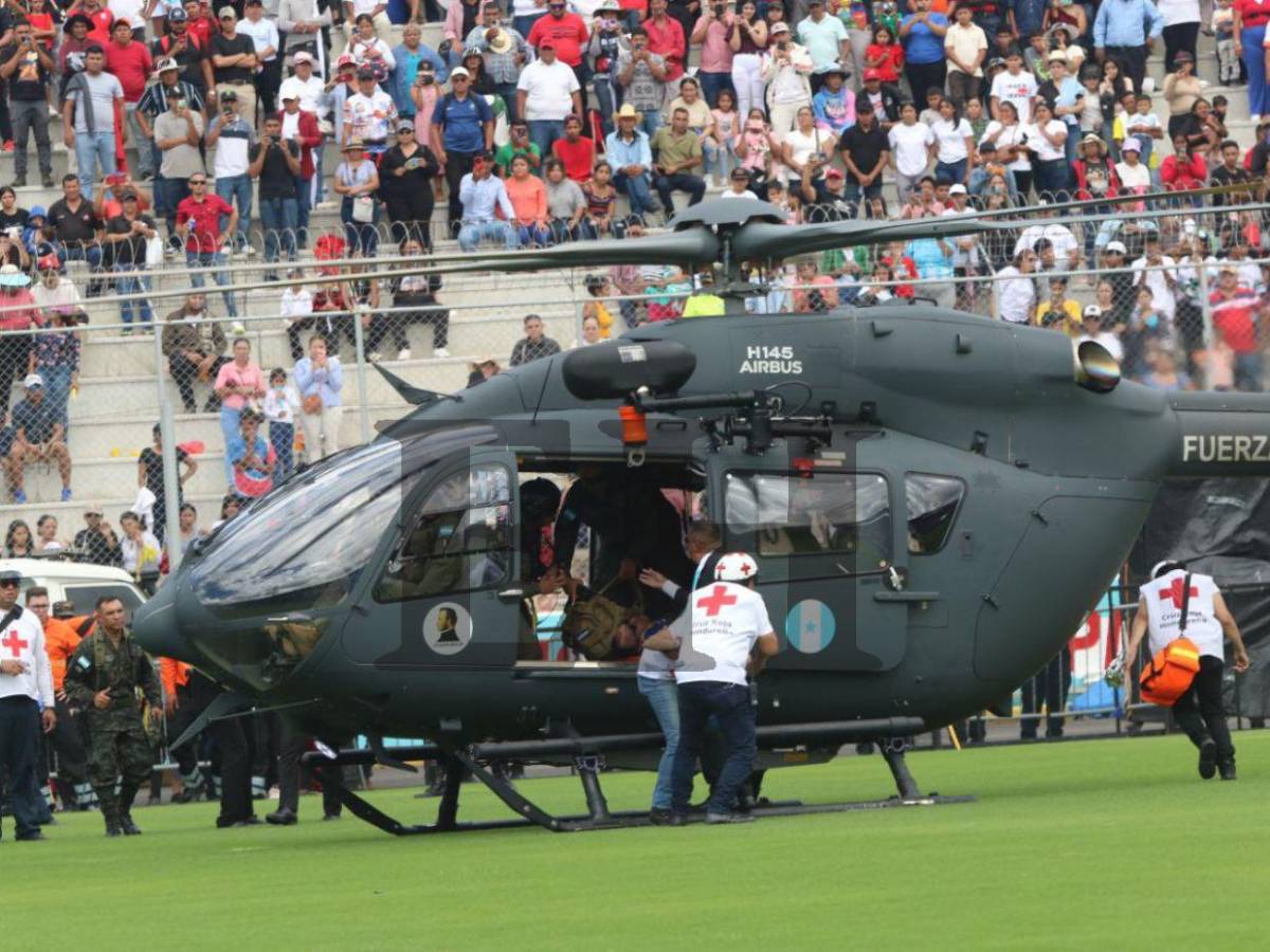Cuadro a cuadro, así fue la brutal caída de un paracaidista en el Estadio Nacional