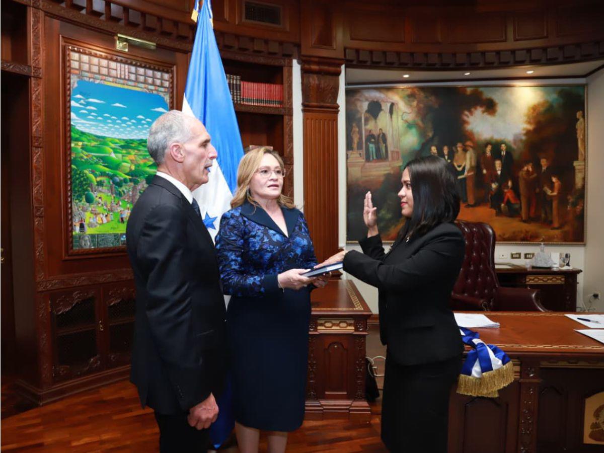 Las primeras imágenes del presidente Nasry Asfura en la Casa Presidencial