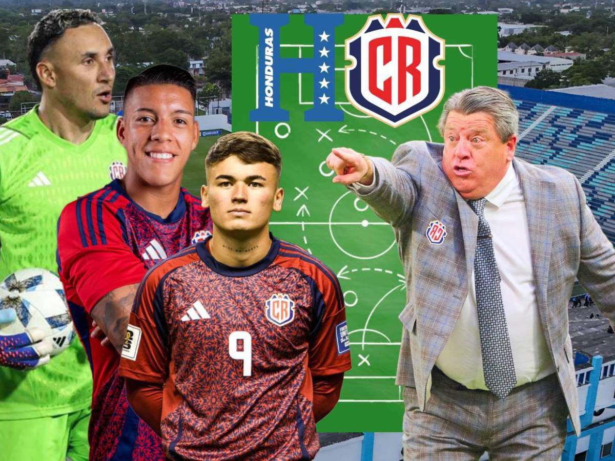 ¿Sin keylor Navas y Celso Borges? El 11 titular de Costa Rica para enfrentar a Honduras en SPS