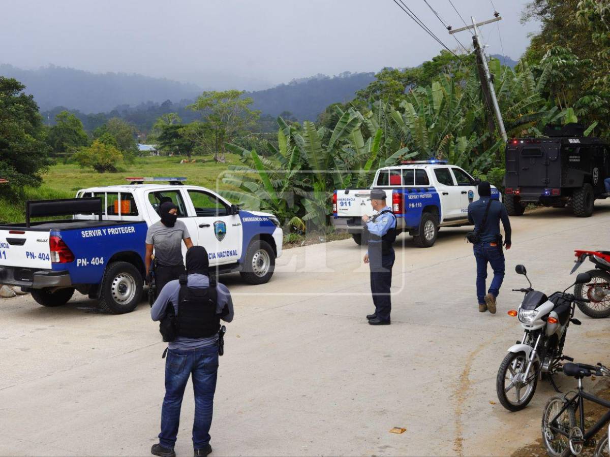 Retenes, militares, armas largas y Black Mamba: así intervienen Omoa y Trujillo tras masacres