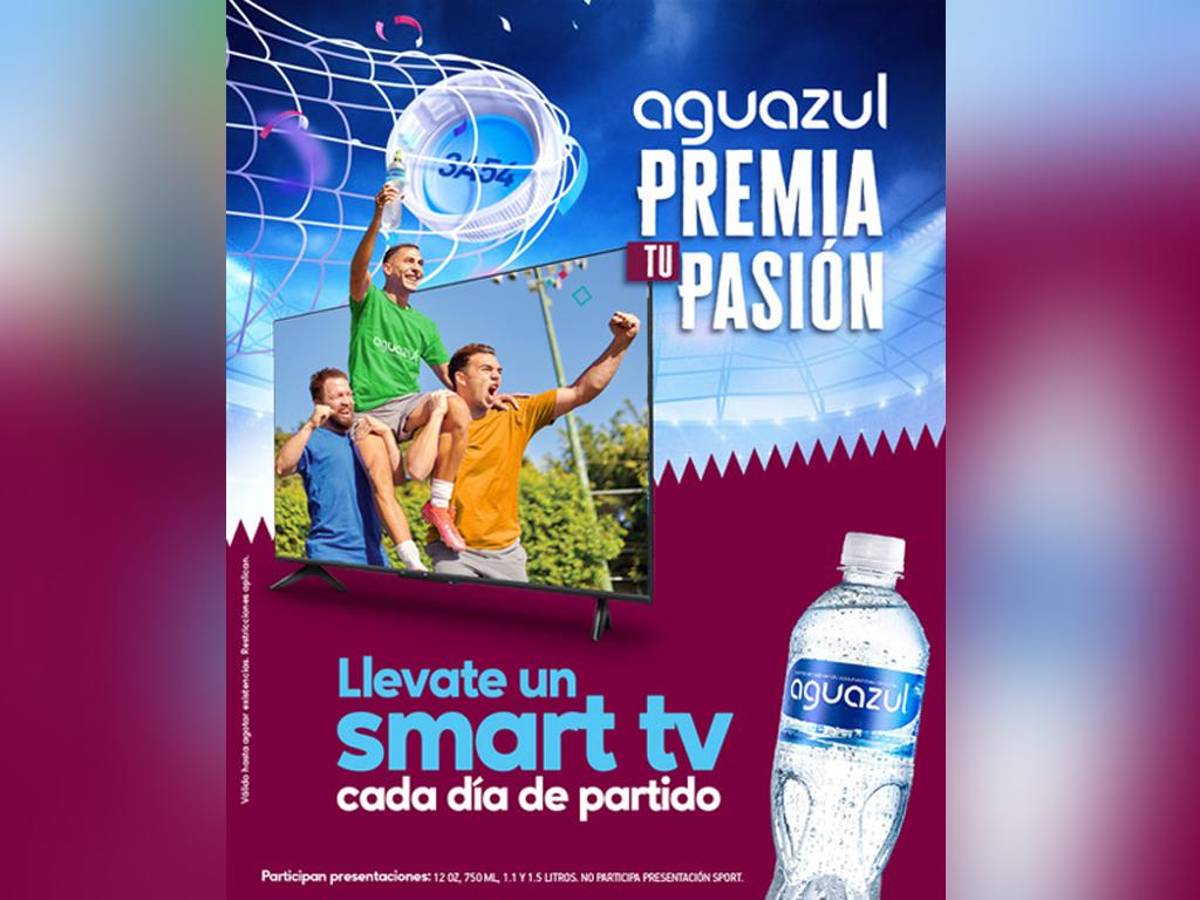 Aguazul premia tu pasión futbolera este fin de año