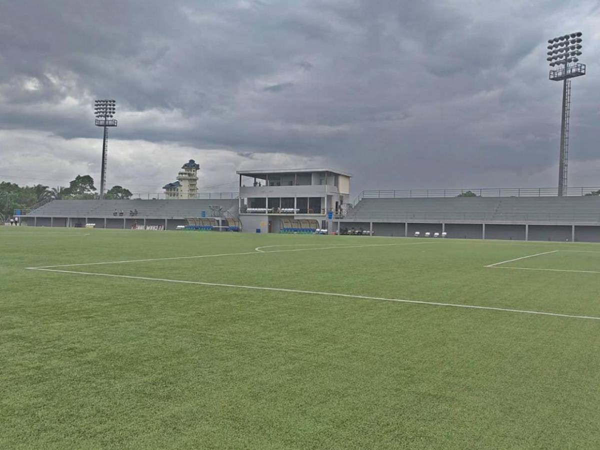 El humilde estadio en el que Motagua jugará en Belice por Copa Centroamericana