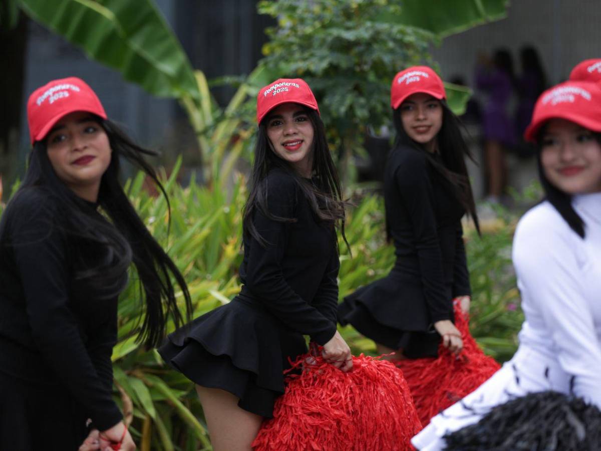 Ellas son las pomponeras del Instituto Central Vicente Cáceres este 2025: conócelas