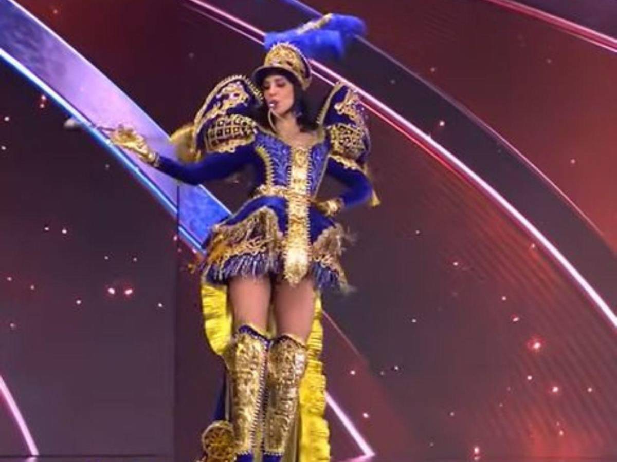 Alejandra Fuentes se convirtió en palillona en el desfile de traje típico del Miss Universo
