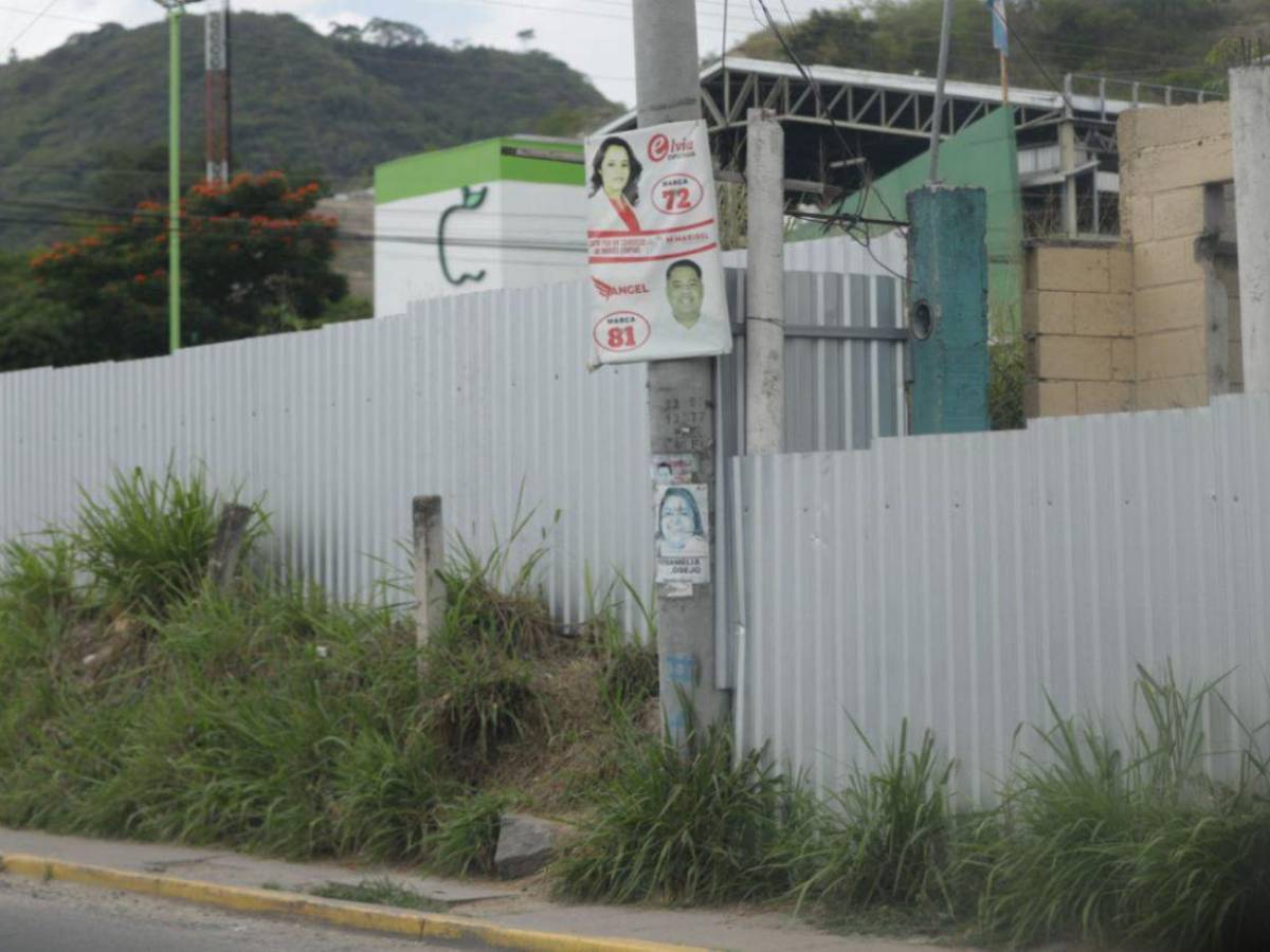 Sin los rostros de Rixi y Nasralla, arrancan propagandas electorales en las calles de la capital